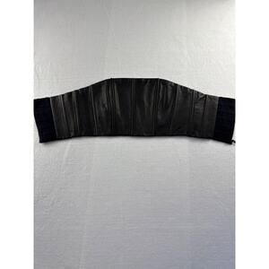 Women’s Alice & Olivia 100% Lamb Leather Sleeveless Top Sz 4